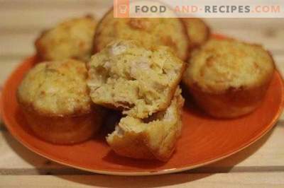 Piščančji muffini s sirom