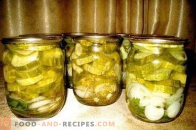 Solata iz kumarice z gorčico za zimo