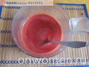 Strawberry sorbet