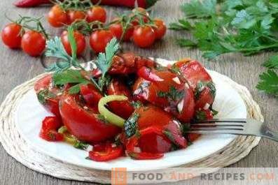 Snabbt betade tomater