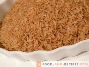Rjavi riž: koristi in škoda