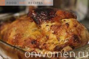 pollo cotto in forno con aglio