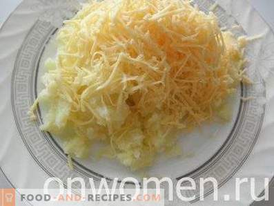 Profiteroles mit Kartoffel-Käse-Füllung