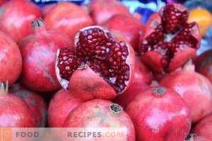 Granatno jabolko: koristi za zdravje in škoda