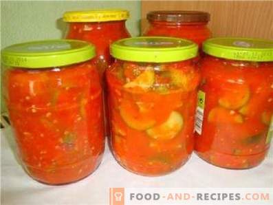 Squash v paradižnikovi omaki za zimo
