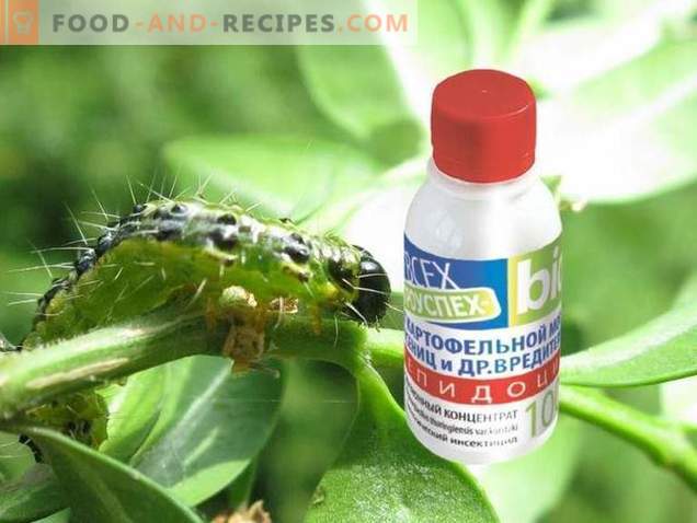 Lepidocid je učinkovito zdravilo proti škodljivcem, ki jedo liste
