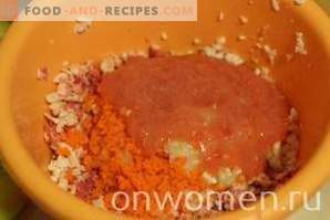 Liha ja riisiga täidetud paprika