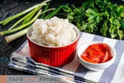 Kako kuhati riž za zvitke