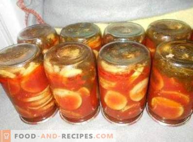 Squash v paradižnikovi omaki za zimo